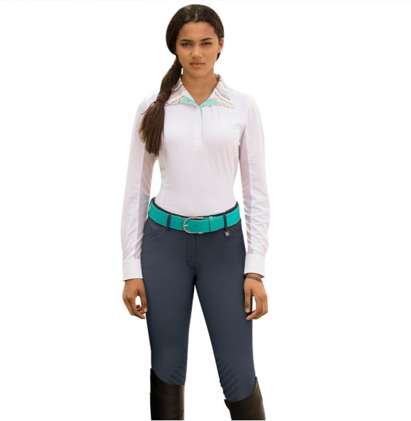 Culotte Femme Romfh Avec Patch Genou - Taille 24R, Bleu, Occasion Bon État