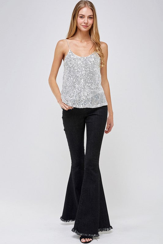 Lined Sequins Camisole - Farmhouse 208