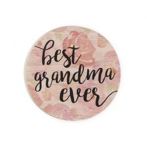 Best Grandma Ever Car Coaster - Farmhouse 208
