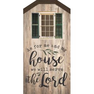 We Will Serve The Lord Word Block* - Farmhouse 208