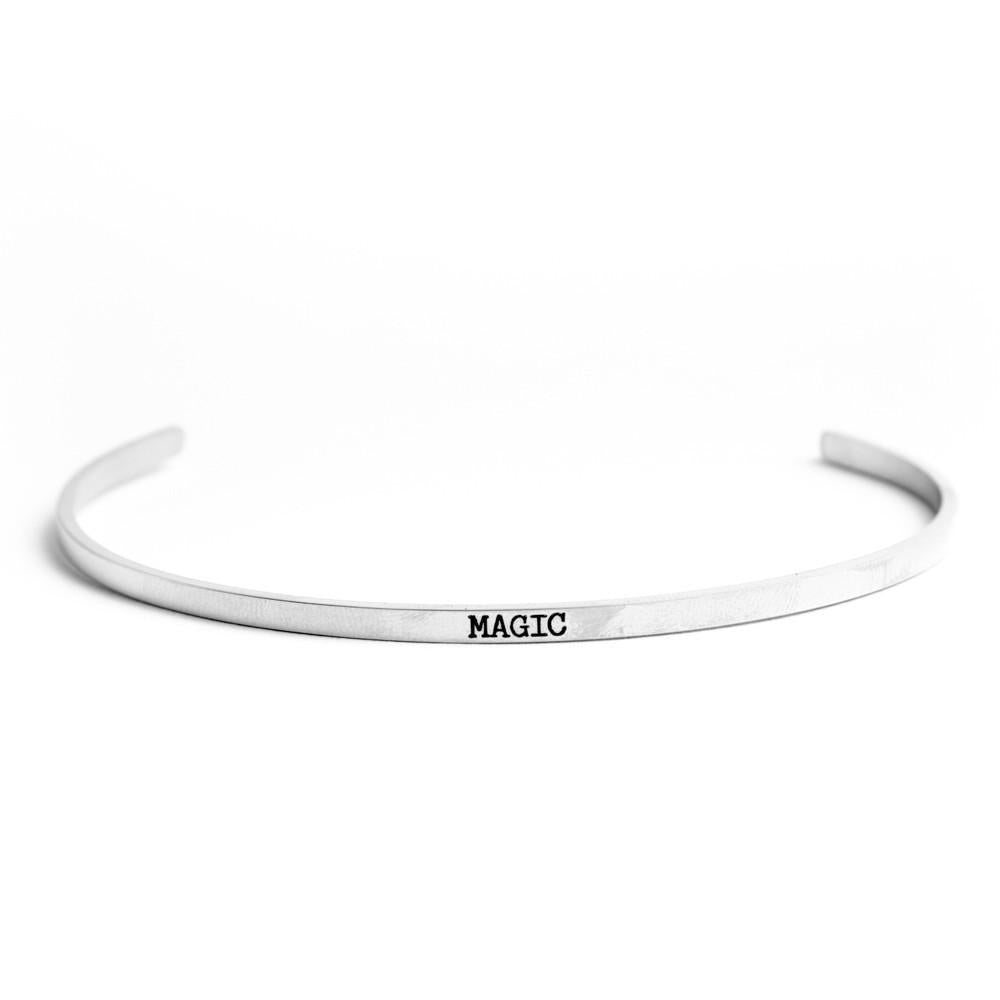"Magic" Delicate Bangle Silver