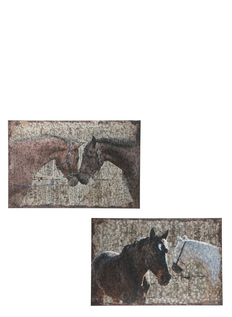 Horse Metal Wall Art - Farmhouse 208