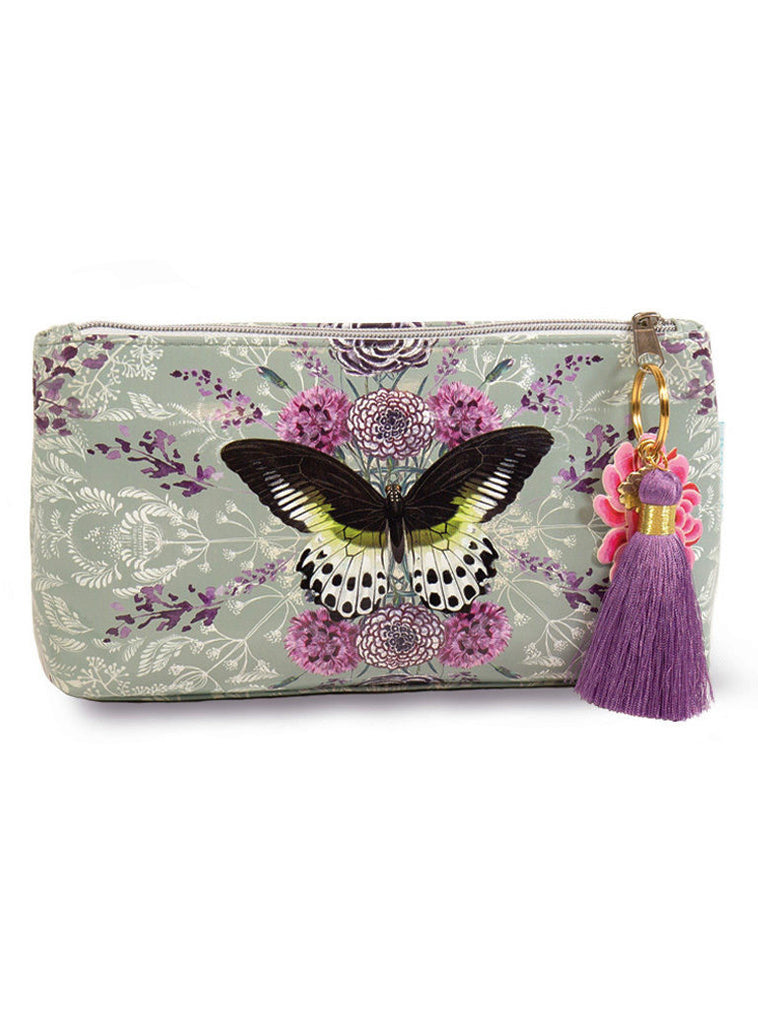 Butterfly Small Pouch with Tassel - Farmhouse 208